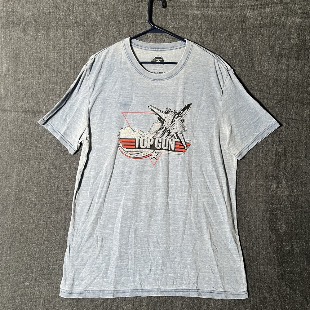 Lucky Brand Paramount Top Gun Graphic T-Shirt Mens Size L Original Movie